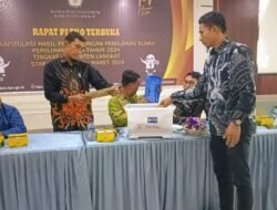 Disurati Bawaslu, KPU Langkat Skorsing Rapat Pleno Terbuka Hingga Enam Jam