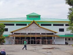 Rehabilitasi Gedung Serbaguna Langkat Berseri Rp2,9 Miliar Molor, Rekanan Bakal Kena Sanksi